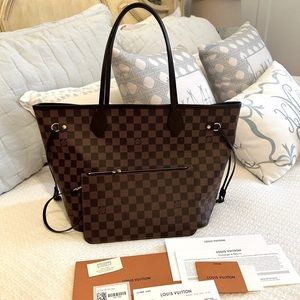Louis Vuitton Never full Damier Ebene MM